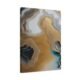 coastal vibe stretched canvas abstract painting side view panel 1