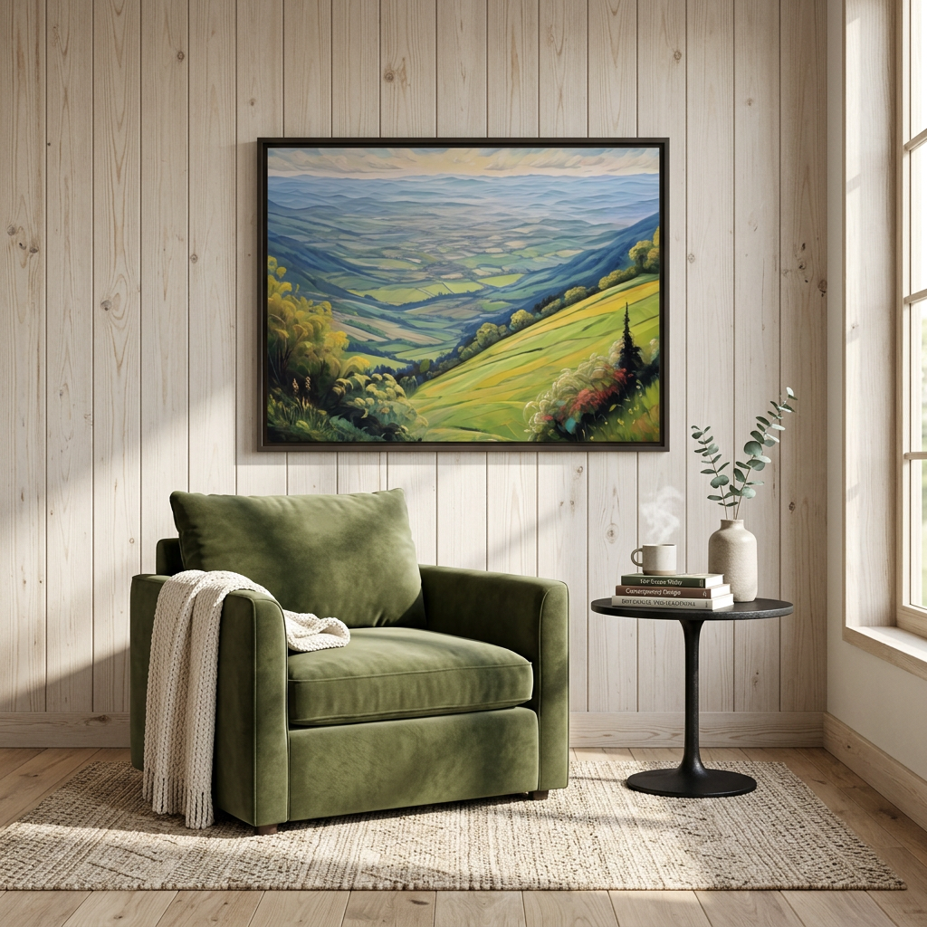Verdant Vistas Interior ook living room