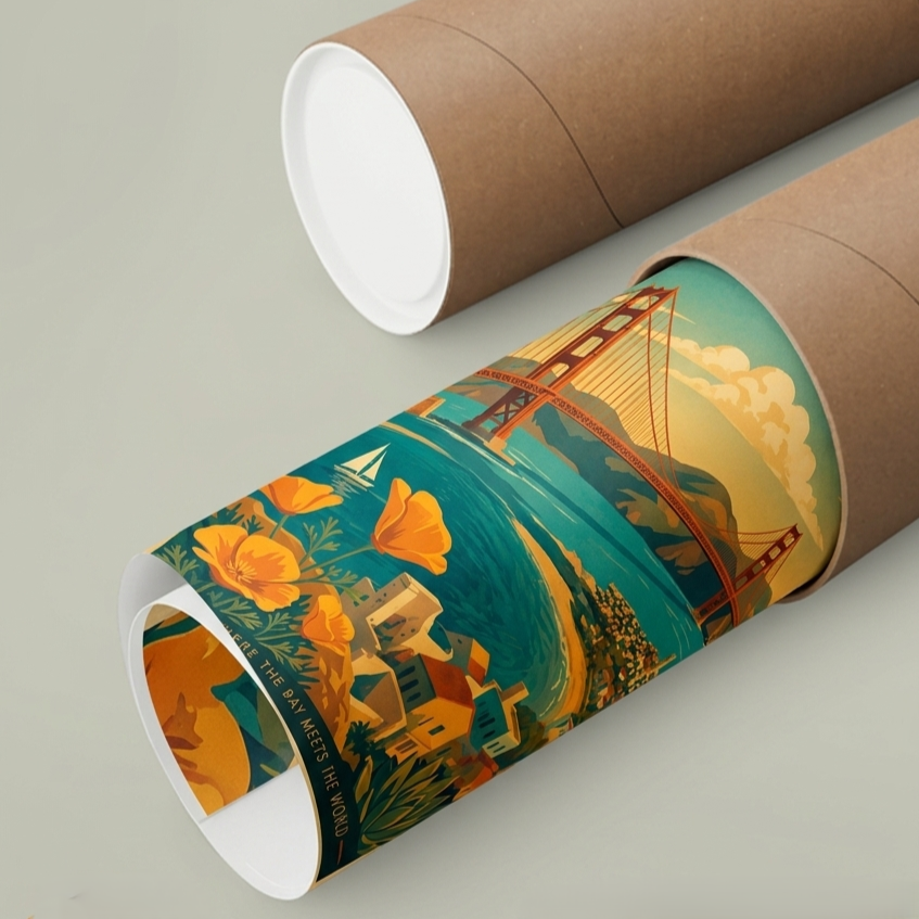 Secure, crush-resistant tube packaging