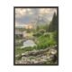 Banff Cityscape – Alberta Mountain View Espresso Frame Banff Cityscape – Alberta Mountain View Espresso Frame