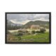 Banff Cityscape – Landscape View Black Frame Banff Cityscape – Landscape View Black Frame