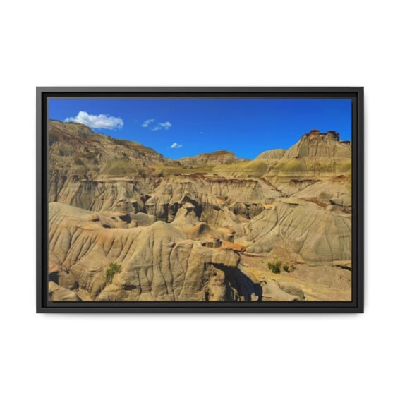 Canadian Badlands – Landscape View Black Frame