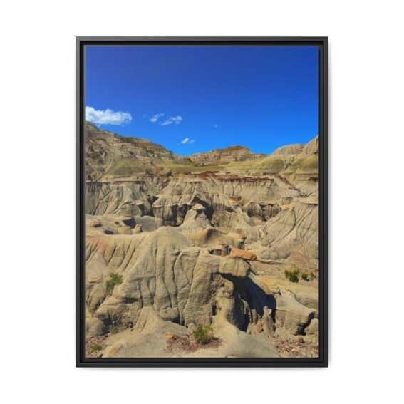Dinosaur Provincial Park, Canadian Badlands Black Frame