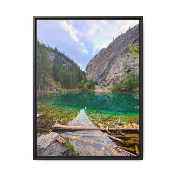 Grassi Lake Canmore Black Frame
