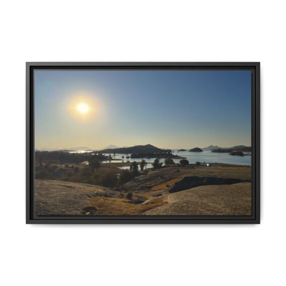 Jawai Dam Rajasthan Black Frame