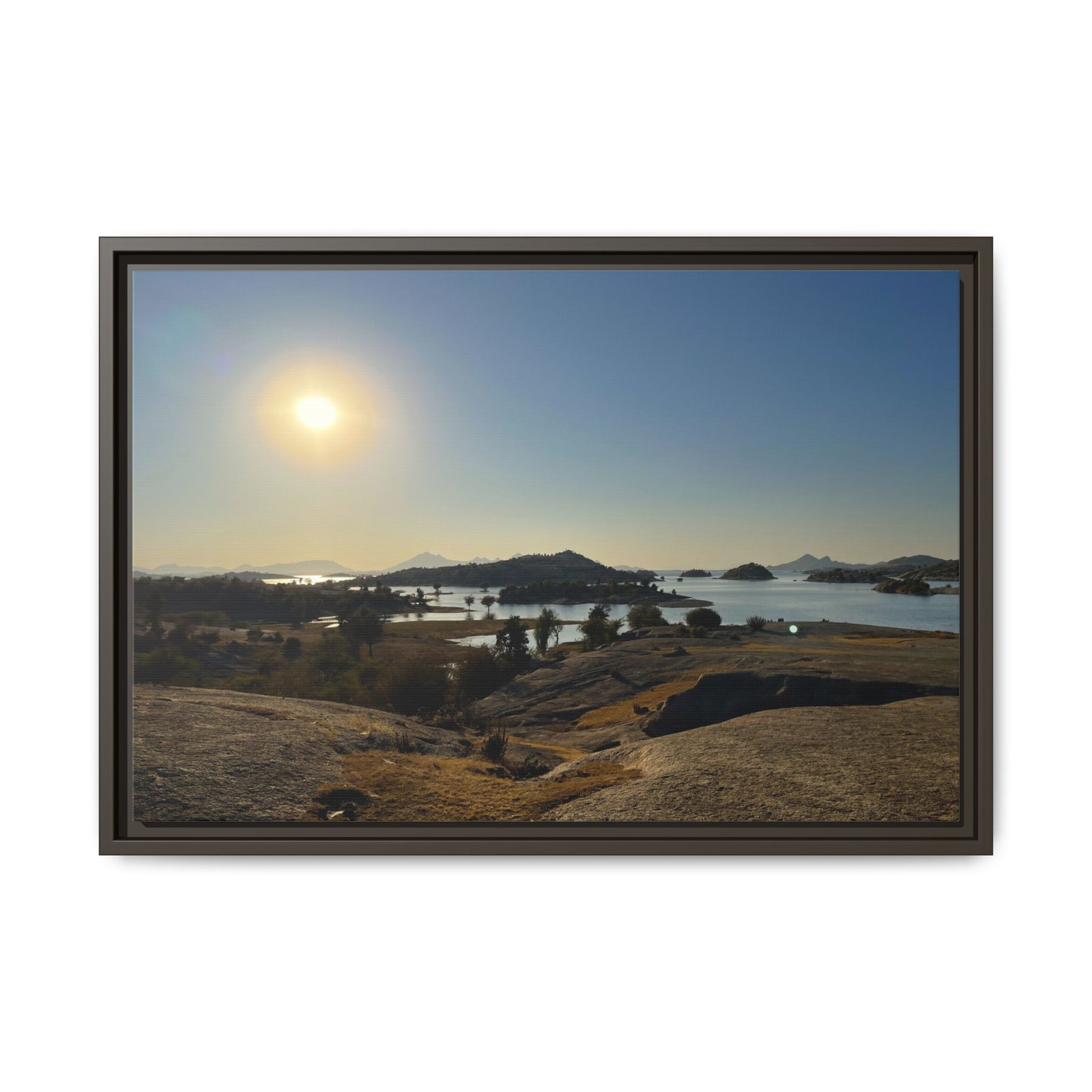 Jawai Dam Rajasthan Espresso Frame