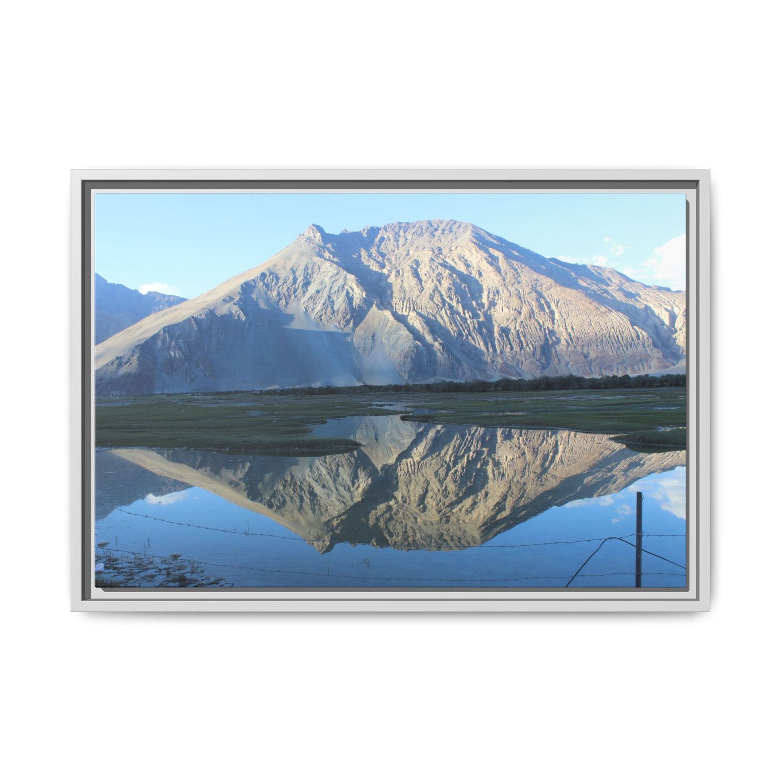Ladhak Mountains White Frame