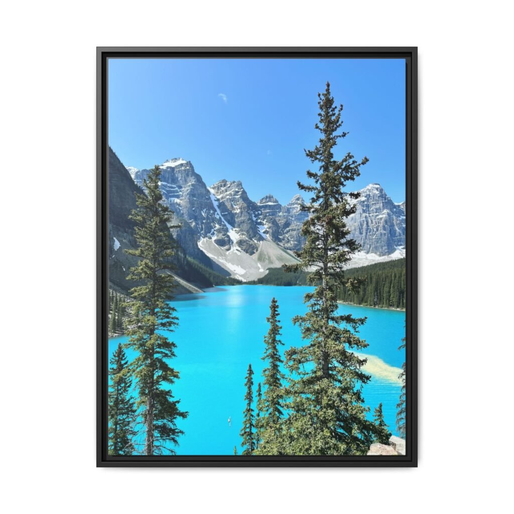 Lake Moraine Black Frame