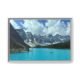 Lake Moraine – Landscape View White Frame