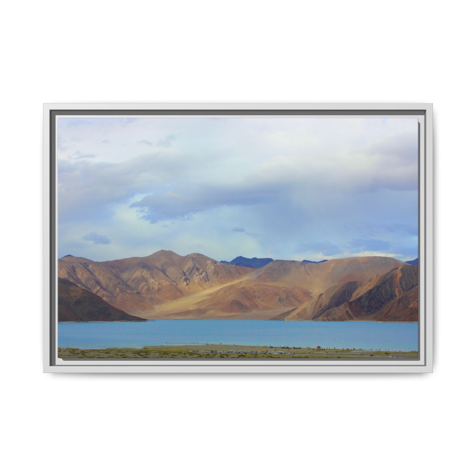 Pangong lake view White Frame