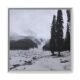Snow land Pahalgam White Frame