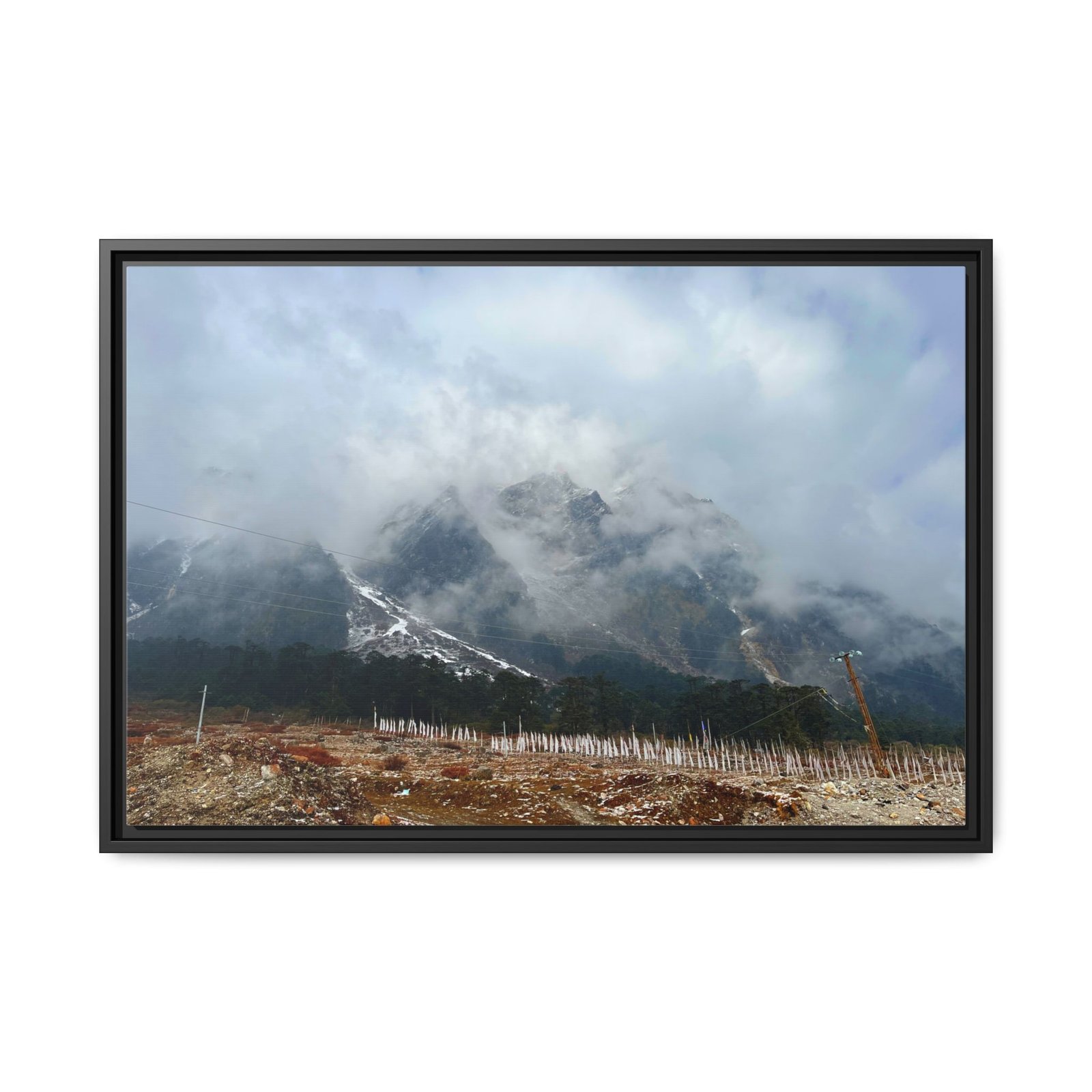 Yumthang Valley, Sikkim Black Frame