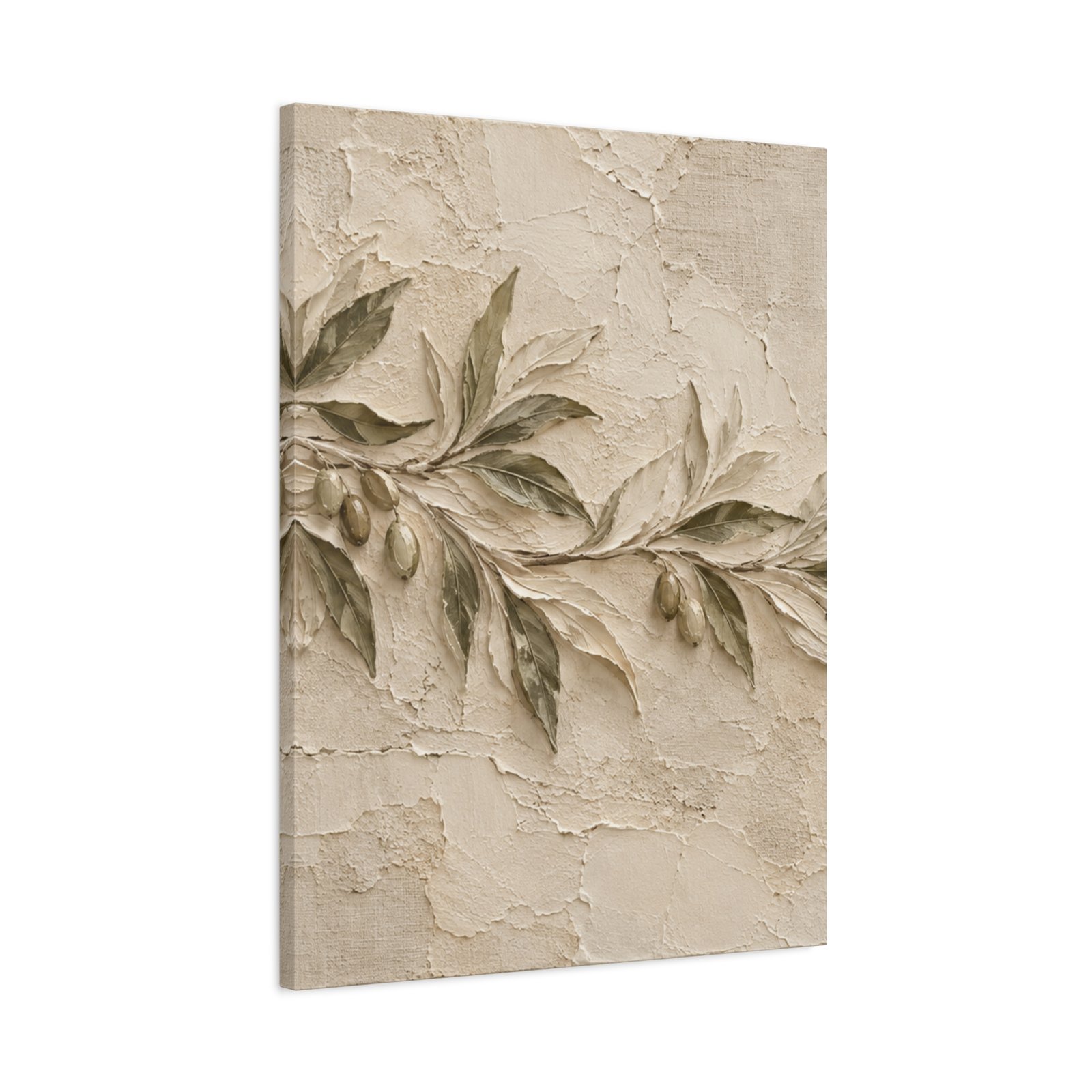 The Olea Suite | Olive Branch Framed Canvas Diptych (Set of 2) - Image 9